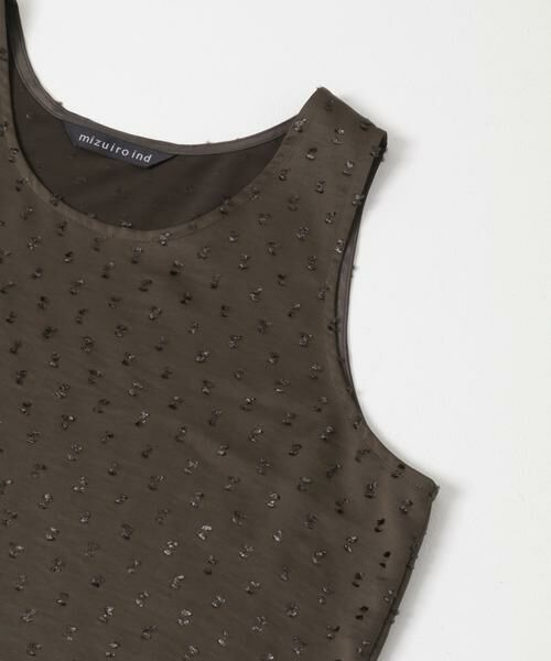 URBAN RESEARCH DOORS / アーバンリサーチ ドアーズ タンクトップ | mizuiro-ind　SATIN JQ TANK TOP | 詳細2