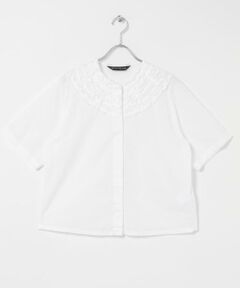 URBAN RESEARCH DOORS / アーバンリサーチ ドアーズ シャツ・ブラウス | mizuiro-ind　FRILL CREW NECK SHIRTS