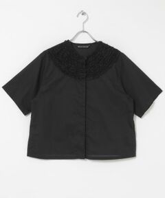 URBAN RESEARCH DOORS / アーバンリサーチ ドアーズ シャツ・ブラウス | mizuiro-ind　FRILL CREW NECK SHIRTS