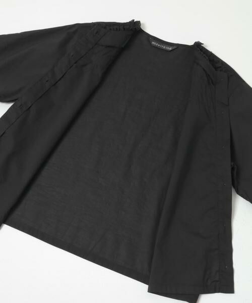 URBAN RESEARCH DOORS / アーバンリサーチ ドアーズ シャツ・ブラウス | mizuiro-ind　FRILL CREW NECK SHIRTS | 詳細4