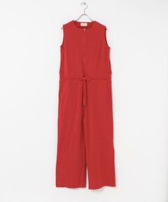 URBAN RESEARCH DOORS / アーバンリサーチ ドアーズ サロペット・オールインワン | MEYAME　HALF ZIP ALLINONE