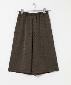 URBAN RESEARCH DOORS / アーバンリサーチ ドアーズ ショート・ハーフ・半端丈パンツ | mizuiro-ind　SATIN JQ CULOTTE PANTS