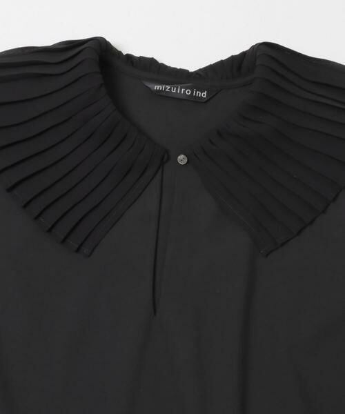 URBAN RESEARCH DOORS / アーバンリサーチ ドアーズ ワンピース | mizuiro-ind　PLEATS COLLOR NO-SLEEVE ONE-PIECE | 詳細2