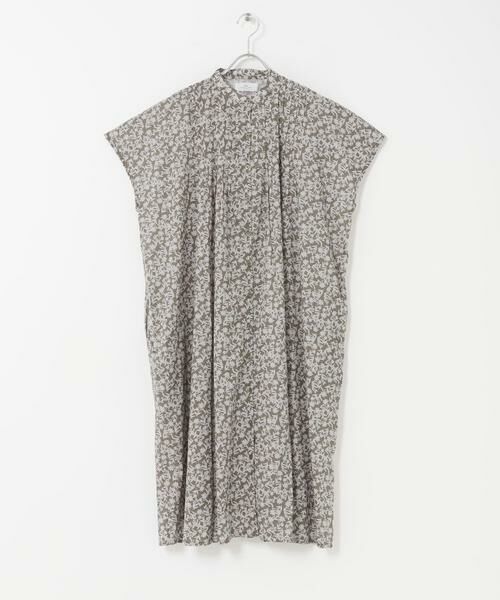 URBAN RESEARCH DOORS / アーバンリサーチ ドアーズ ワンピース | SOIL　FLOWER PRINT DRESS（カーキ）