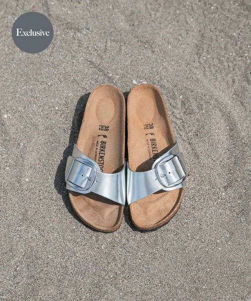 URBAN RESEARCH DOORS / アーバンリサーチ ドアーズ サンダル | BIRKENSTOCK EXCLUSIVE MADRID METALLIC(シルバー)