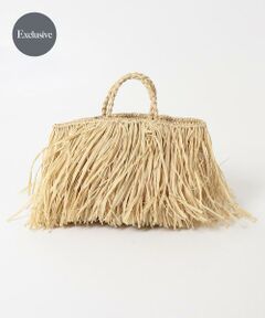 URBAN RESEARCH DOORS / アーバンリサーチ ドアーズ ハンドバッグ | 『別注』アフリカンスクエア×DOORS　フリンジラフィアバッグ