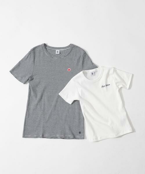 URBAN RESEARCH DOORS / アーバンリサーチ ドアーズ Tシャツ | 『別注』PETIT BATEAU×DOORS　刺繍ロゴTシャツ(KIDS) | 詳細18