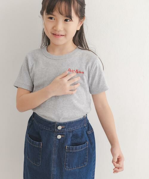 URBAN RESEARCH DOORS / アーバンリサーチ ドアーズ Tシャツ | 『別注』PETIT BATEAU×DOORS　刺繍ロゴTシャツ | 詳細26