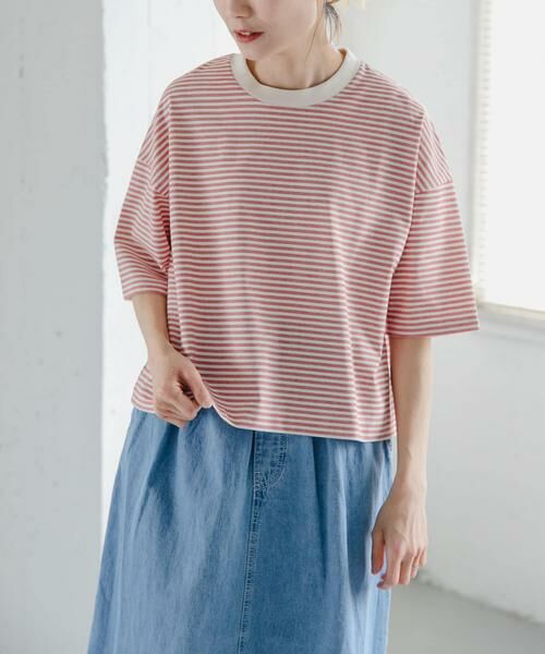 URBAN RESEARCH DOORS / アーバンリサーチ ドアーズ Tシャツ | FORK&SPOON　マルチボーダーTシャツ | 詳細3