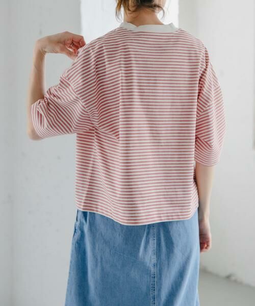 URBAN RESEARCH DOORS / アーバンリサーチ ドアーズ Tシャツ | FORK&SPOON　マルチボーダーTシャツ | 詳細5