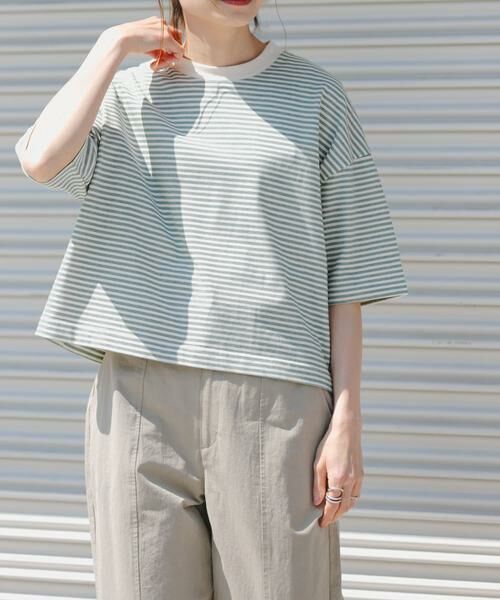 URBAN RESEARCH DOORS / アーバンリサーチ ドアーズ Tシャツ | FORK&SPOON　マルチボーダーTシャツ | 詳細10