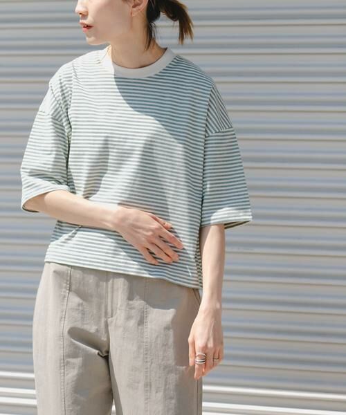 URBAN RESEARCH DOORS / アーバンリサーチ ドアーズ Tシャツ | FORK&SPOON　マルチボーダーTシャツ | 詳細11