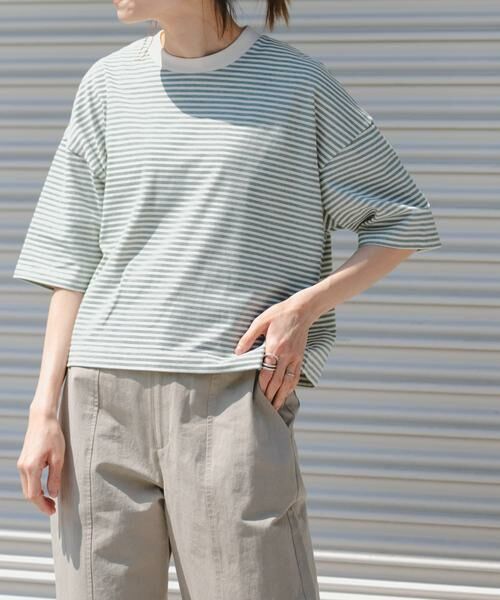 URBAN RESEARCH DOORS / アーバンリサーチ ドアーズ Tシャツ | FORK&SPOON　マルチボーダーTシャツ | 詳細12