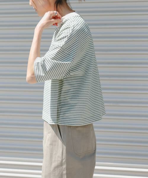 URBAN RESEARCH DOORS / アーバンリサーチ ドアーズ Tシャツ | FORK&SPOON　マルチボーダーTシャツ | 詳細13