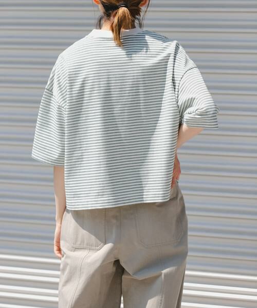 URBAN RESEARCH DOORS / アーバンリサーチ ドアーズ Tシャツ | FORK&SPOON　マルチボーダーTシャツ | 詳細15
