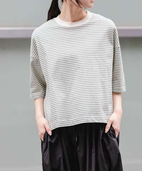 URBAN RESEARCH DOORS / アーバンリサーチ ドアーズ Tシャツ | FORK&SPOON　マルチボーダーTシャツ | 詳細24