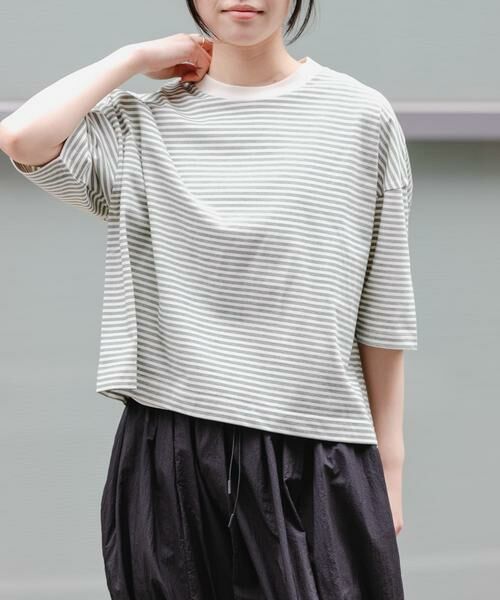 URBAN RESEARCH DOORS / アーバンリサーチ ドアーズ Tシャツ | FORK&SPOON　マルチボーダーTシャツ | 詳細26