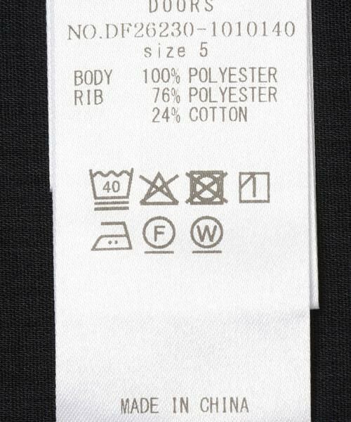URBAN RESEARCH DOORS / アーバンリサーチ ドアーズ Tシャツ | FORK&SPOON　TEC LINEN T-SHIRTS | 詳細5