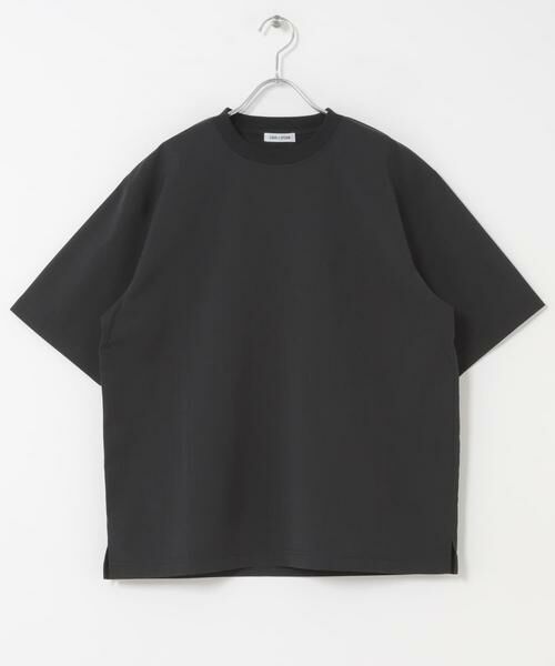 URBAN RESEARCH DOORS / アーバンリサーチ ドアーズ Tシャツ | FORK&SPOON　TEC LINEN T-SHIRTS（ブラック）