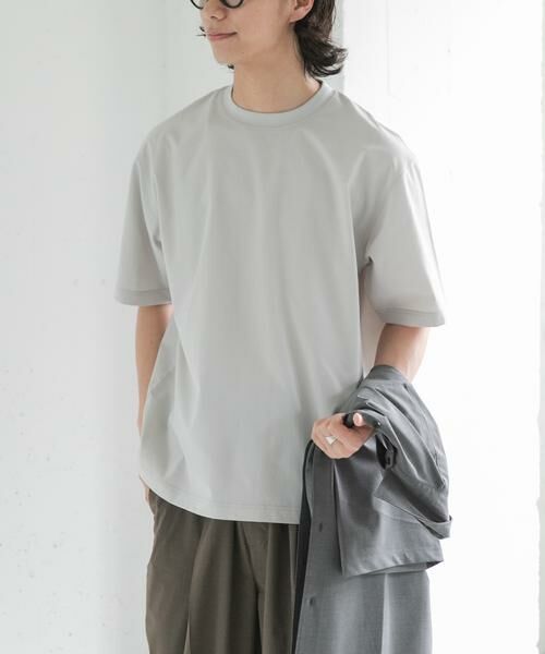 URBAN RESEARCH DOORS / アーバンリサーチ ドアーズ Tシャツ | FORK&SPOON　TEC LINEN T-SHIRTS | 詳細21