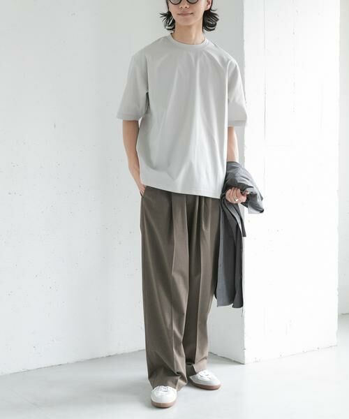 URBAN RESEARCH DOORS / アーバンリサーチ ドアーズ Tシャツ | FORK&SPOON　TEC LINEN T-SHIRTS | 詳細25