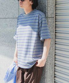 URBAN RESEARCH DOORS / アーバンリサーチ ドアーズ Tシャツ | FORK&SPOON　PEカノコボーダーショートスリーブTシャツ