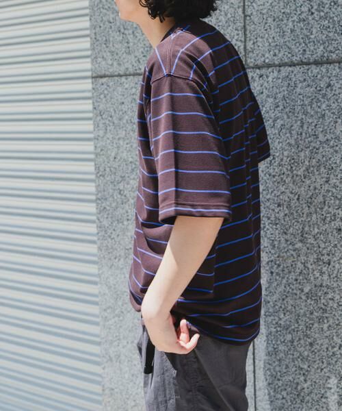 URBAN RESEARCH DOORS / アーバンリサーチ ドアーズ Tシャツ | FORK&SPOON PEカノコボーダーショートスリーブTシャツ | 詳細3