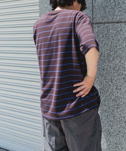 URBAN RESEARCH DOORS / アーバンリサーチ ドアーズ Tシャツ | FORK&SPOON PEカノコボーダーショートスリーブTシャツ | 詳細4