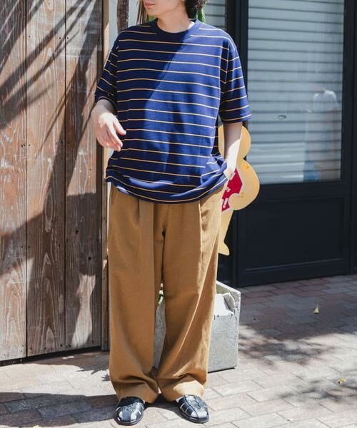 URBAN RESEARCH DOORS / アーバンリサーチ ドアーズ Tシャツ | FORK&SPOON PEカノコボーダーショートスリーブTシャツ | 詳細11