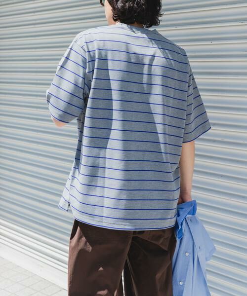URBAN RESEARCH DOORS / アーバンリサーチ ドアーズ Tシャツ | FORK&SPOON PEカノコボーダーショートスリーブTシャツ | 詳細23