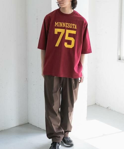 URBAN RESEARCH DOORS / アーバンリサーチ ドアーズ Tシャツ | FORK&SPOON　ナンバリングプリントTシャツ | 詳細5