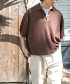 URBAN RESEARCH DOORS / アーバンリサーチ ドアーズ ニット・セーター | FORK&SPOON　リネンブレンドスキッパーニット