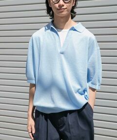 URBAN RESEARCH DOORS / アーバンリサーチ ドアーズ ニット・セーター | FORK&SPOON　リネンブレンドスキッパーニット