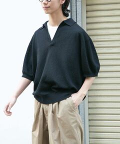 URBAN RESEARCH DOORS / アーバンリサーチ ドアーズ ニット・セーター | FORK&SPOON　リネンブレンドスキッパーニット
