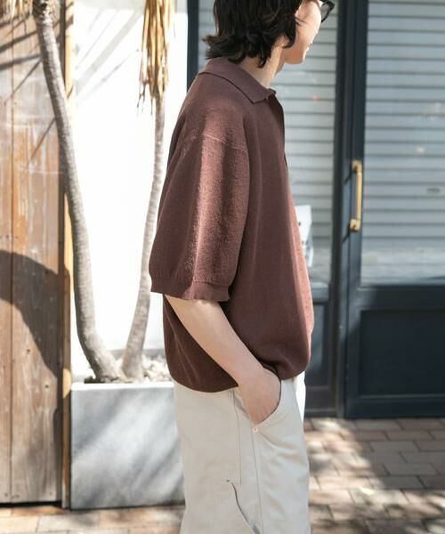 URBAN RESEARCH DOORS / アーバンリサーチ ドアーズ ニット・セーター | FORK&SPOON　リネンブレンドスキッパーニット | 詳細1