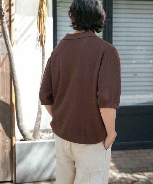 URBAN RESEARCH DOORS / アーバンリサーチ ドアーズ ニット・セーター | FORK&SPOON　リネンブレンドスキッパーニット | 詳細5