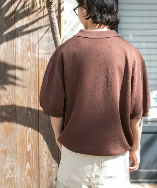 URBAN RESEARCH DOORS / アーバンリサーチ ドアーズ ニット・セーター | FORK&SPOON　リネンブレンドスキッパーニット | 詳細6