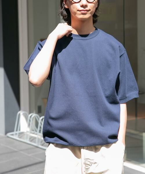 URBAN RESEARCH DOORS / アーバンリサーチ ドアーズ ニット・セーター | FORK&SPOON　クルーネックニットTシャツ | 詳細2