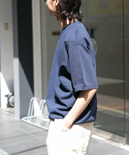 URBAN RESEARCH DOORS / アーバンリサーチ ドアーズ ニット・セーター | FORK&SPOON　クルーネックニットTシャツ | 詳細4