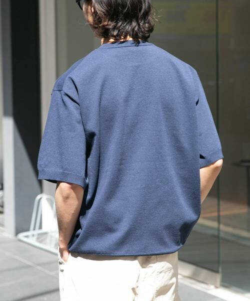 URBAN RESEARCH DOORS / アーバンリサーチ ドアーズ ニット・セーター | FORK&SPOON　クルーネックニットTシャツ | 詳細5