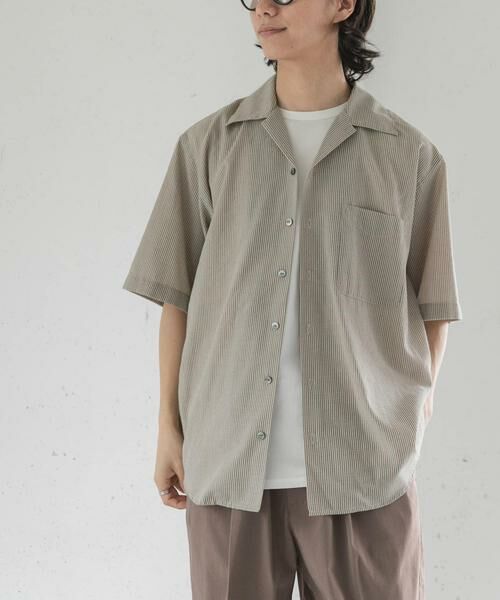 URBAN RESEARCH DOORS / アーバンリサーチ ドアーズ シャツ・ブラウス | FORK&SPOON シアーストライプシャツ | 詳細2