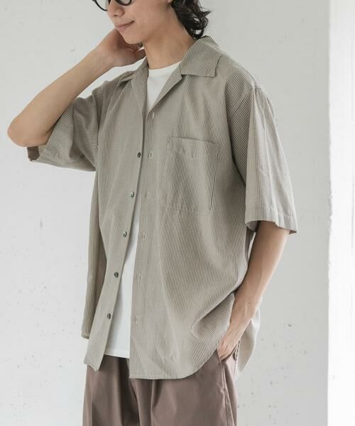 URBAN RESEARCH DOORS / アーバンリサーチ ドアーズ シャツ・ブラウス | FORK&SPOON シアーストライプシャツ(ホワイト系その他)