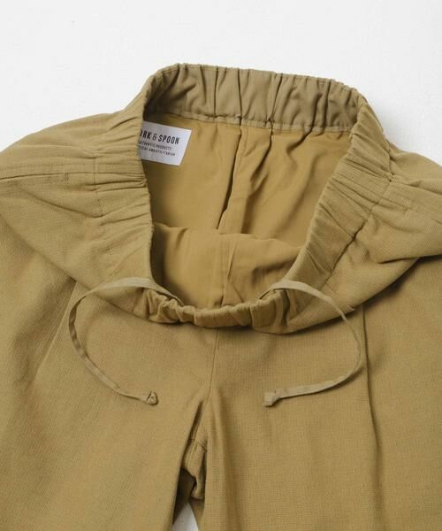 URBAN RESEARCH DOORS / アーバンリサーチ ドアーズ その他パンツ | FORK&SPOON　綿麻ホップサックパンツ | 詳細9