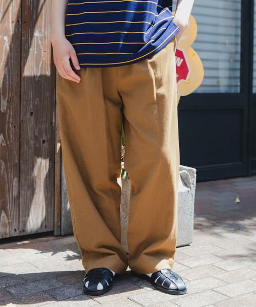 URBAN RESEARCH DOORS / アーバンリサーチ ドアーズ その他パンツ | FORK&SPOON　綿麻ホップサックパンツ（ベージュ系その他）