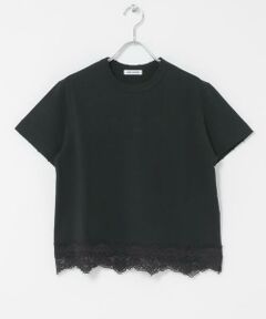 URBAN RESEARCH DOORS / アーバンリサーチ ドアーズ Tシャツ | FORK&SPOON　ヘムレースダメージTシャツ