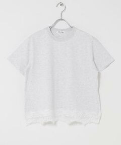 URBAN RESEARCH DOORS / アーバンリサーチ ドアーズ Tシャツ | FORK&SPOON　ヘムレースダメージTシャツ