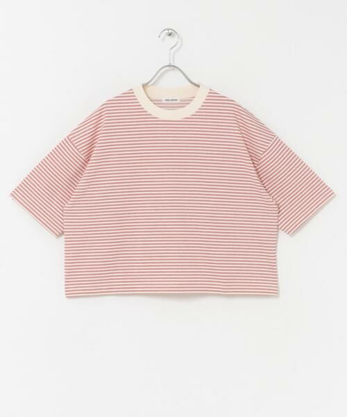 URBAN RESEARCH DOORS / アーバンリサーチ ドアーズ Tシャツ | FORK&SPOON　マルチボーダーTシャツ（レッド）