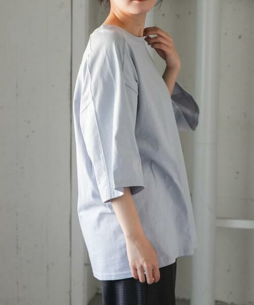 URBAN RESEARCH DOORS / アーバンリサーチ ドアーズ Tシャツ | FORK&SPOON　ラグランスリーブビッグTシャツ | 詳細3