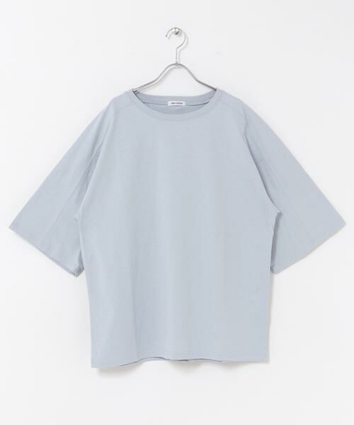 URBAN RESEARCH DOORS / アーバンリサーチ ドアーズ Tシャツ | FORK&SPOON　ラグランスリーブビッグTシャツ（ブルー系その他）