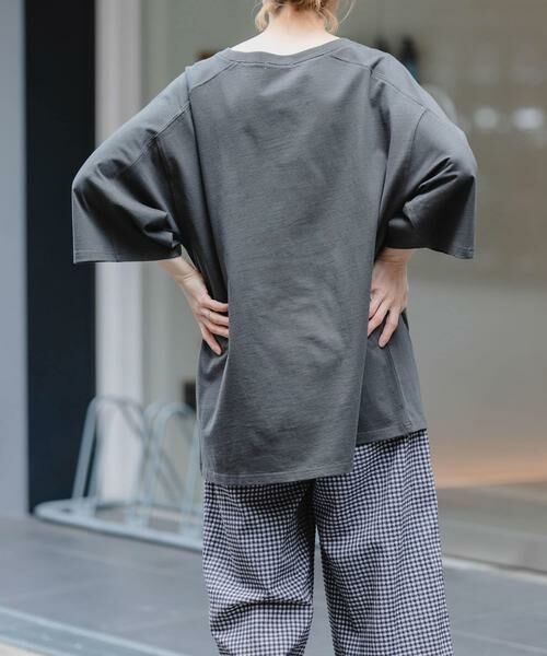 URBAN RESEARCH DOORS / アーバンリサーチ ドアーズ Tシャツ | FORK&SPOON　ラグランスリーブビッグTシャツ | 詳細5